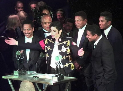 Jackson with the Jackson 5