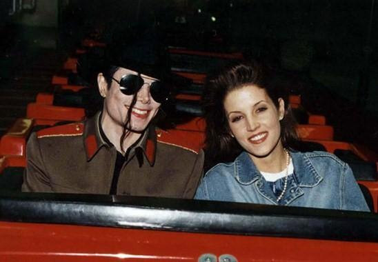 Jackson and Lisa Marie Presley