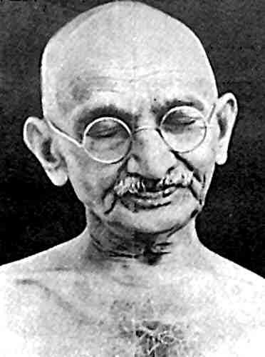 Gandi was a famous civil rights activist and pacifist that moved MLK Jr.