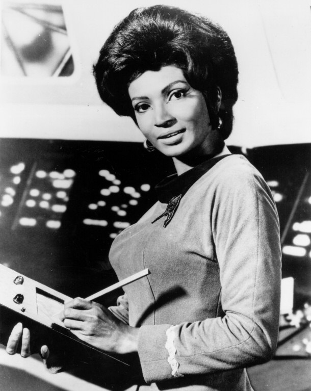 Nichelle Nichols was Lieutenant Uhura on Star Trek