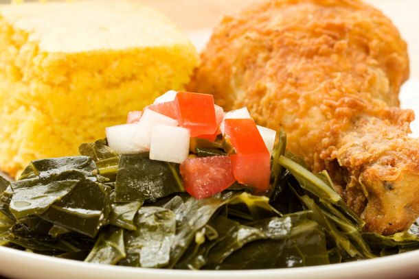 Martin Luther King Jr.'s favorite meal was fried chicken, black eyed peas, collard greens and corn bread