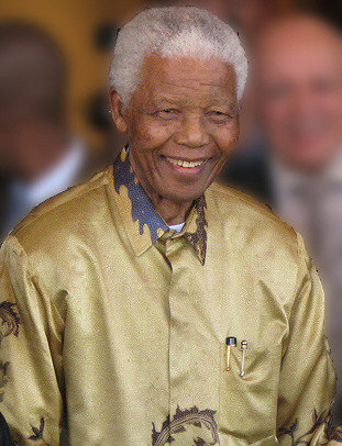 Nelson Mandela, Political Rights Activist and 1994 - 1999 president for South Africa