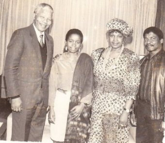 Winnie Mandela was Nelson Mandela's first wife