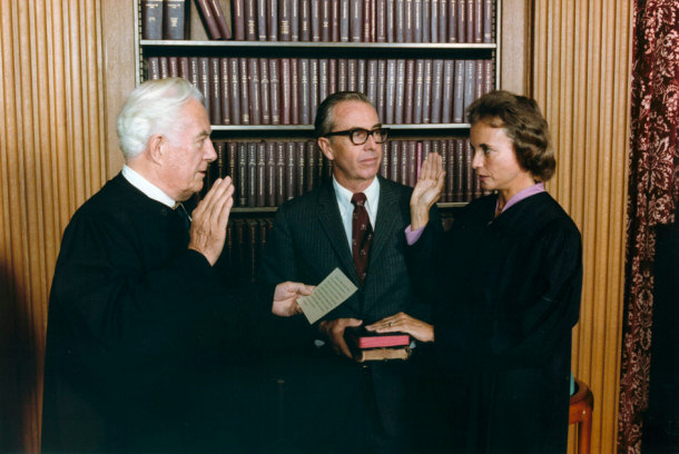Sandra Day O'Connor Supreme Court Justice got her position from Reagan