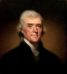 Thomas Jefferson was widowed