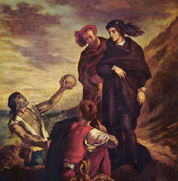 Painting of Shakespeare's Hamlet