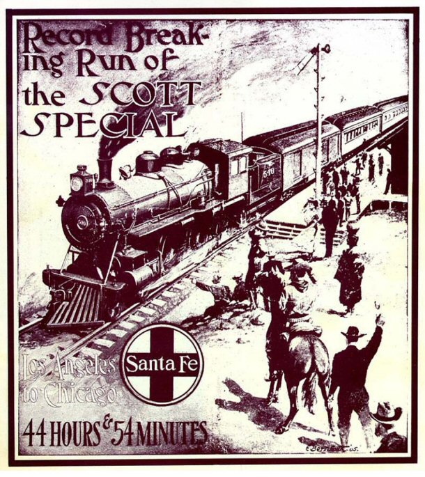 Walt Disney loved the Santa Fe Railroad