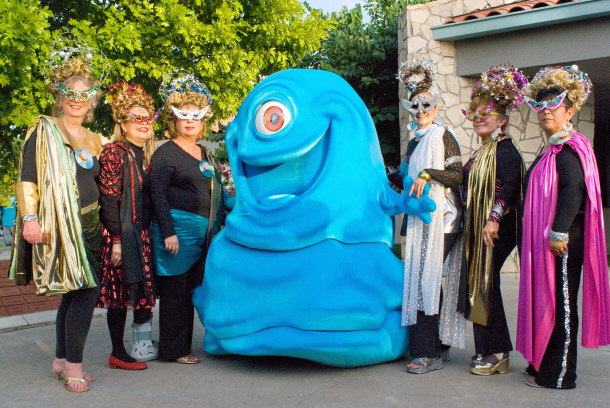 Roswell UFO Festival Attendees in Full Costume