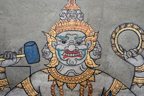 A Relief Inside Wat Pho