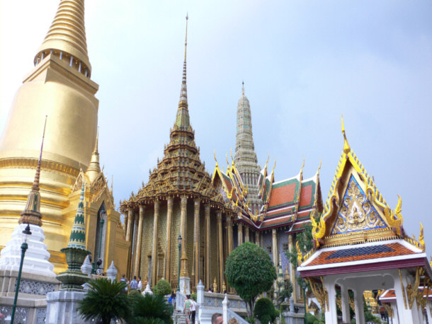 Side View of The Grand Palace and Wat Phra Kaew
