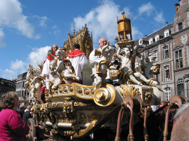 Parade Members During Ducasse de Mons