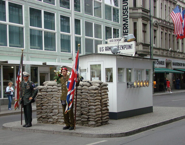 Checkpoint Charlie Cold War Berlin Germany