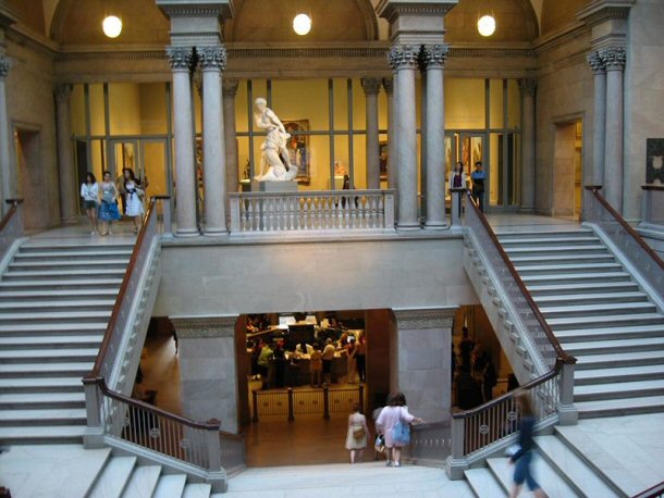 Interior of The Art Institute of Chicago