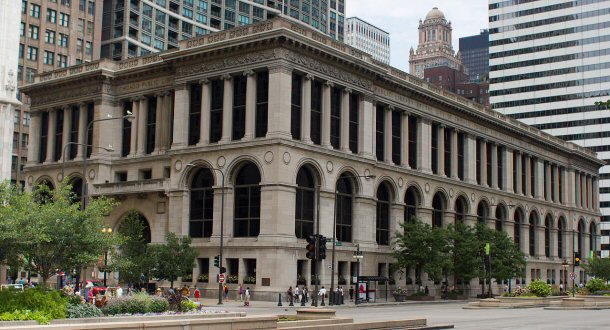 Chicago Cultural Center in Chicago, IL.