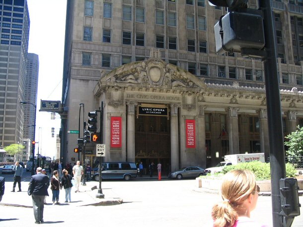 The Civic Opera House in Chicago, IL.