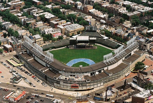 Wrigley Field Today in Chicago, IL.