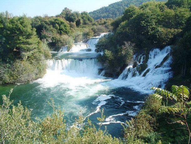 Skradinski Buk Waterfall on the Krka River