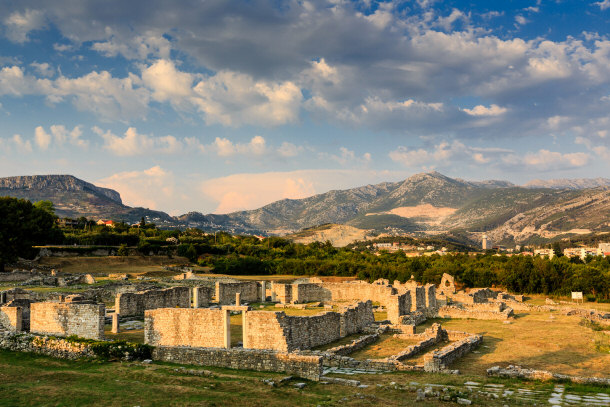 Ruins of Salona Near Split, Croatia