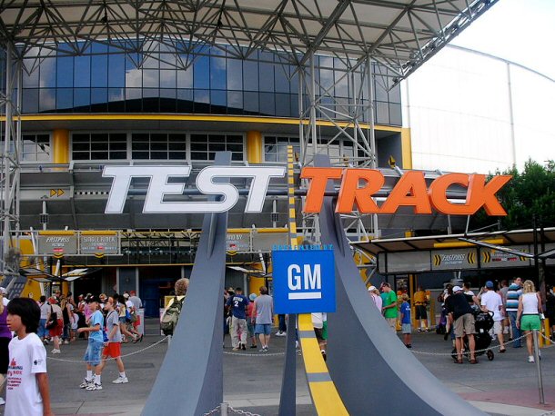 GM's Test Track in Disney World. 