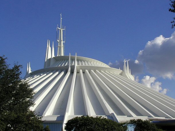Space Mountain view from the Monorail