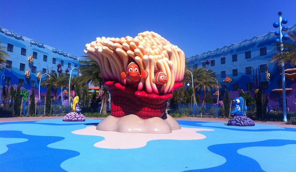 As soon as you arrive at the Art of Animation Resort, it is easy to see exactly why this is such a popular resort for the kids to stay at.