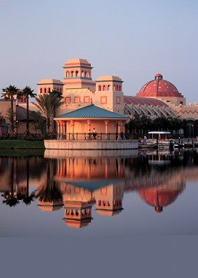 There is a lot to do when you're staying at the Coronado Springs Resort, kids enjoy playing in the Iguana Arcade and swimming in the pool.