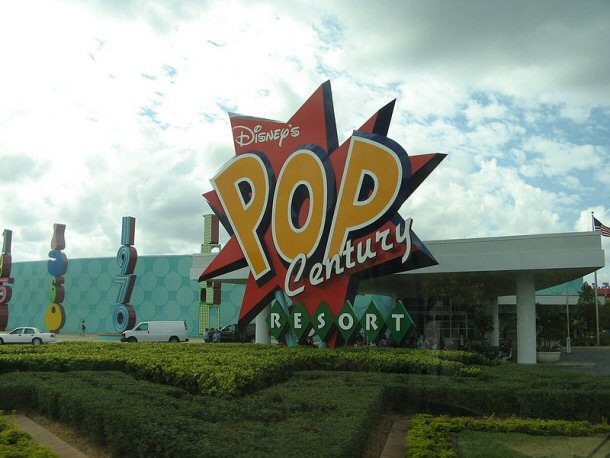 Among the newest and most popular of all the resorts that are great for kids at Disney is the Pop Century Resort.