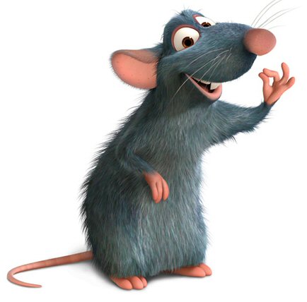 Sometimes Remy shows up at the Ratatouille Restaurante!
