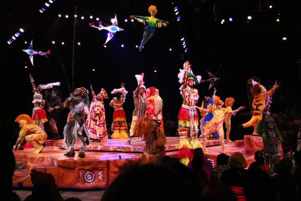 If you are ready to sit down and take in a show, you are in luck; the Festival of the Lion King is here to entertain you.