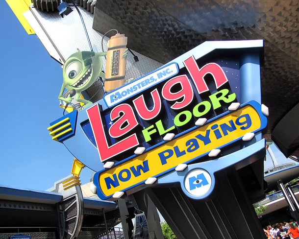  Monsters Inc. Laugh Floor is a new additon at Disney World.