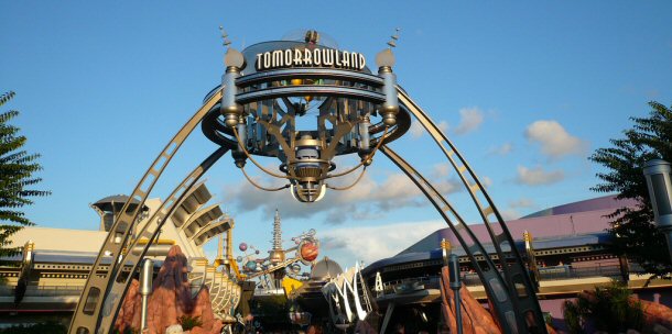 Front Entrance to Tomorrowland.