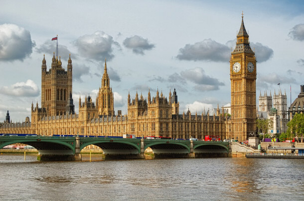 London England Big Ben Parliment
