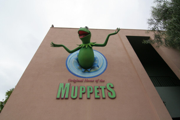 Kermit the Frog and Jim Henson Studios in Hollywood
