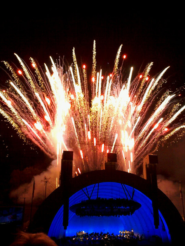 2010 July 4th Fireworks Spectacle Held Annually at the Hollywood Bowl