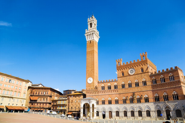 Siena Italy town square