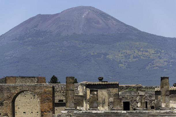Pompeii Mt Vesuvius Italy