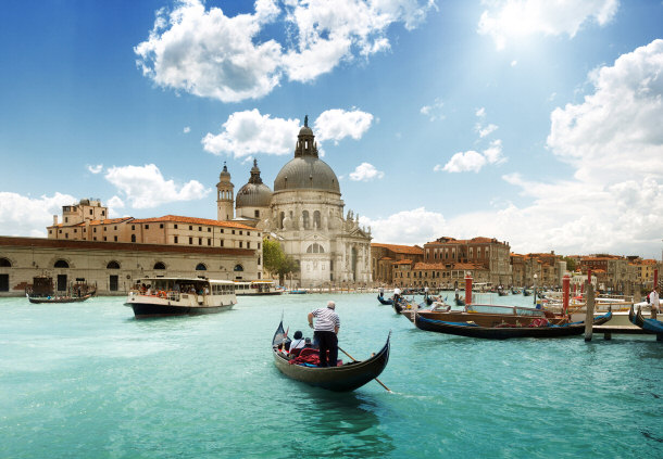 Venice italy grand canal