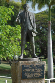 James Cook Statue in Bicentennial Park