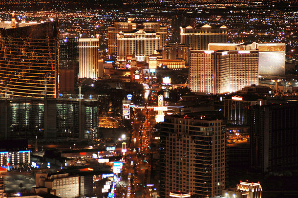 Las Vegas Strip at Night Time