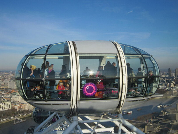 London Eye Glass Gondola England