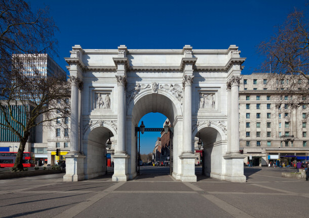Marble Arch London England Hyde Park