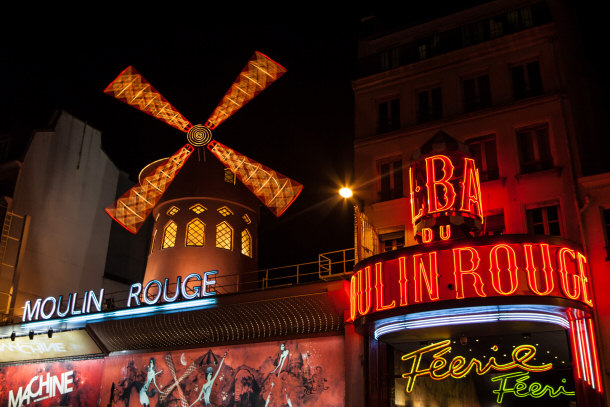 Famous Landmark Moulin Rouge - Red Light District