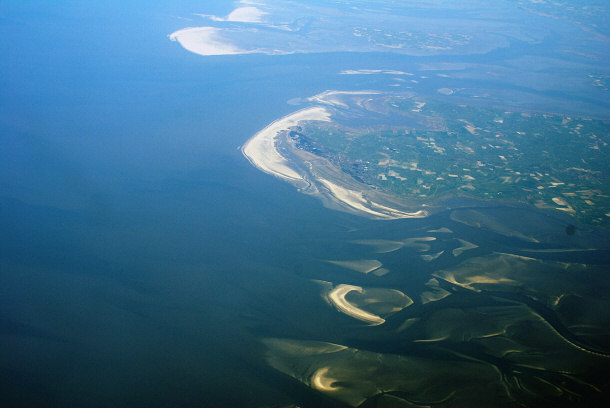Aerial View of the Wadden Region