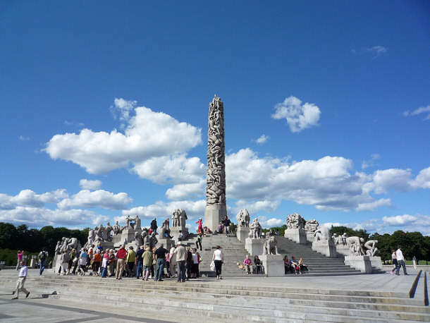 Monolith at Center of Sculpture Park