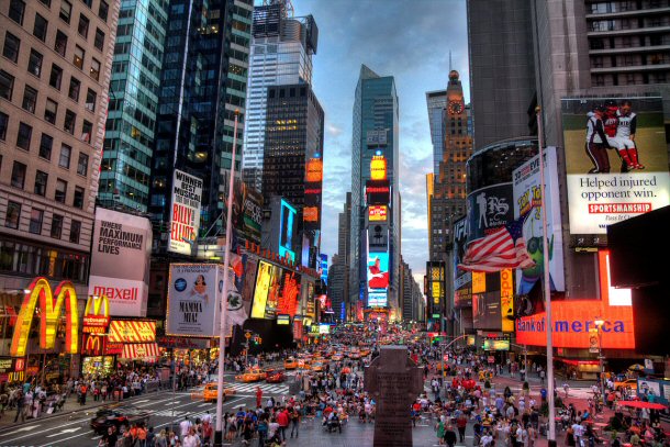 Even the busiest of cities sleeps sometimes but this is not so in New York; the old saying that the Big Apple is the City that Never Sleeps comes true at Times Square.