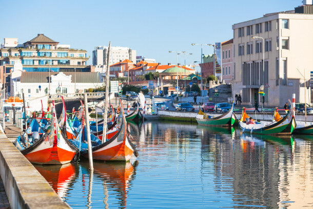 Canals of Aveiro, Portugal