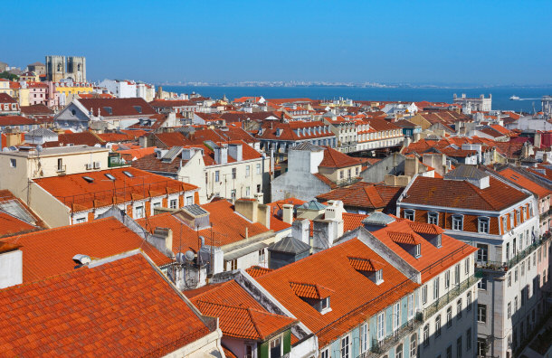 Baixa City Center of Lisbon