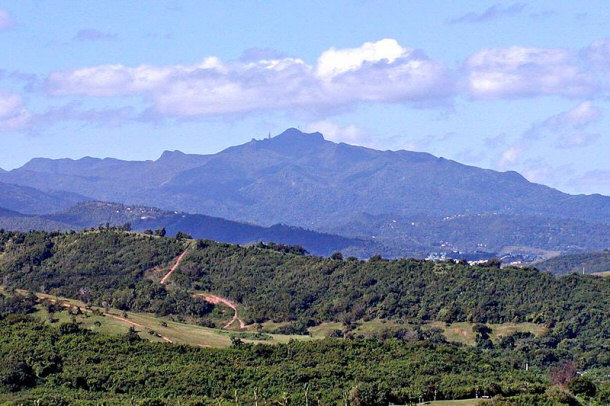 View of Mountains of El Yunque