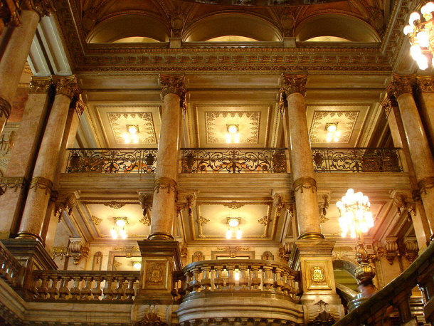 Interior of Teatro Municipal