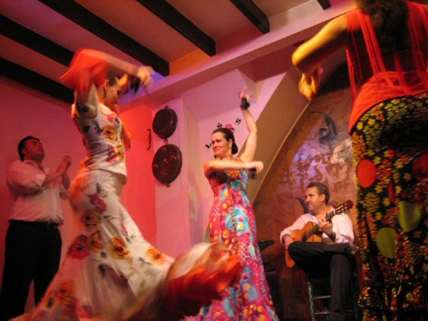 Seville is famous for the energetic and dramatic flamenco.